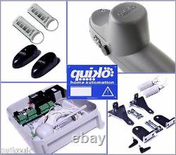Quiko Premium Heavy-duty Electric Gate Opener Kit Dual Rams 2 Remotes 2yr Warr