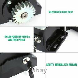Sliding Electric Gate Opener 4000lbs Automatic Motor Remote Kit Heavy Duty