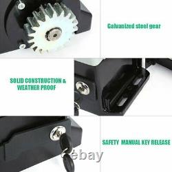 Sliding Electric Gate Opener 4000lbs Automatic Motor Remote Kit Heavy Duty Chain