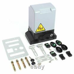 Sliding Gate Opener 2700Lbs Automatic Motor Remote Kit Electric Heavy Duty