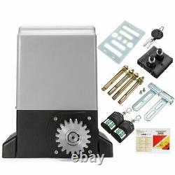 Sliding Gate Opener Electric Operator2700lbs 1200kg Automatic Motor Remote Kit