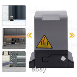 Sliding Gate Opener Electric Operator Automatic Motor Remote Kit 2640lbs, 1200kg