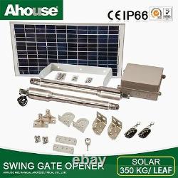 Solar Double AUTOMATIC GATE OPENER KIT Up to 3.5 Meter Ahouse EM3+