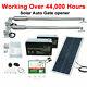 Solar Electric Gate Opener Door Kit Swing Gates Up To 1440lbs 50m Remote Auto
