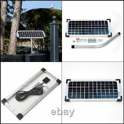 Solar Panel Kit for Electric Gate Opener 10W Fencing Strong Steel Solar Kit Home