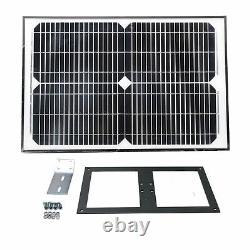 Swing Gate Opener Operator For Dual Gates Door 900lbs 20ft Basic Kit Solar Power