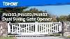 Topens Pw302 Pw502 Pw802 Dual Swing Gate Opener Directly Ac Electricity Powered