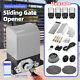 Upgrade 3300lbs Automatic Sliding Gate Opener Door Operator 4-remote App Control