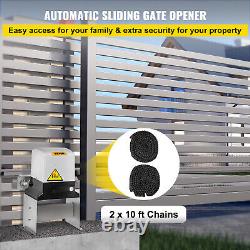 VEVOR 1400Lbs Automatic Sliding Gate Opener Electric Door Operator with 2 Remotes